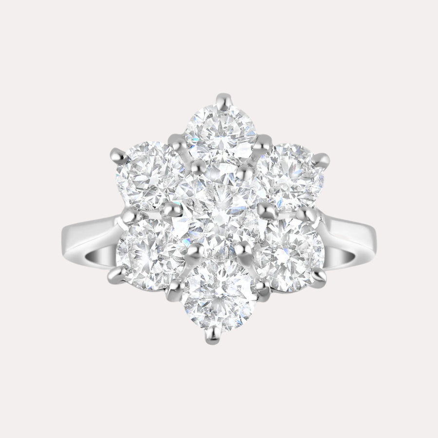 Daisy Cluster Ring - The Jewelyst. - Daisy Cluster Ring