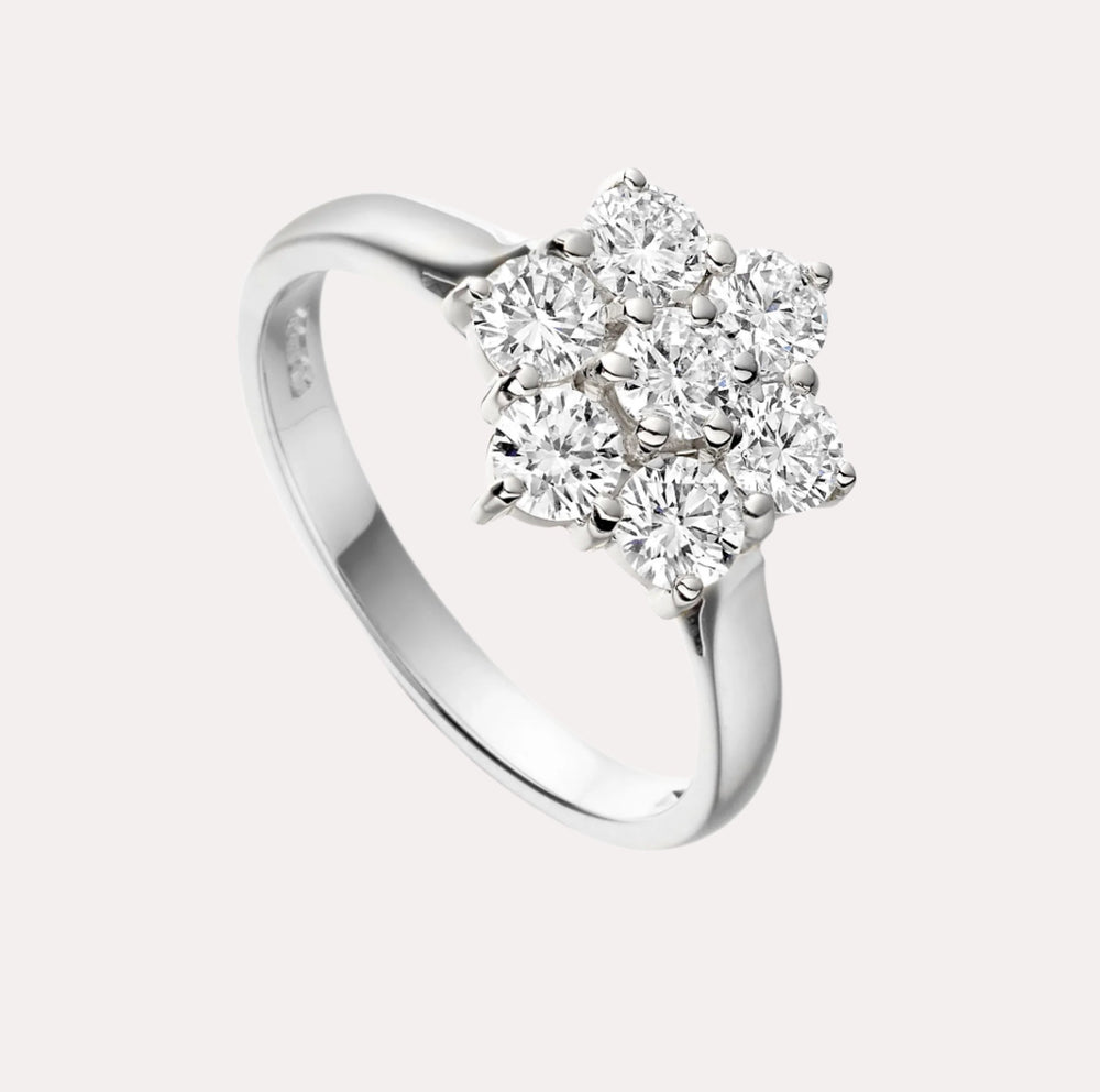 Daisy Cluster Ring - The Jewelyst. - Daisy Cluster Ring
