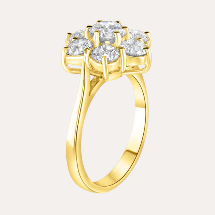 Daisy Cluster Ring - The Jewelyst. - Daisy Cluster Ring