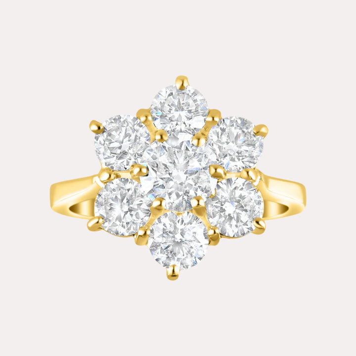 Daisy Cluster Ring - The Jewelyst. - Daisy Cluster Ring