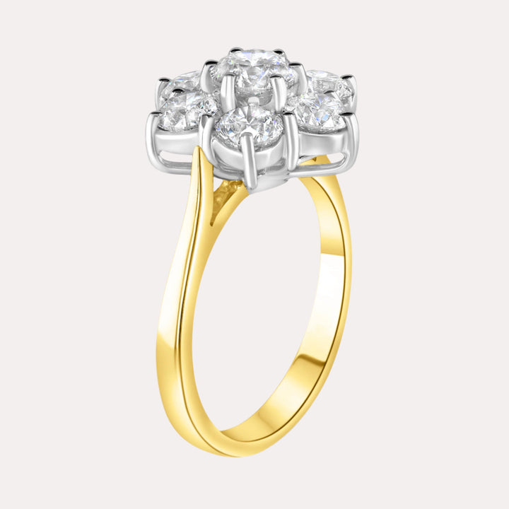 Daisy Cluster Ring - The Jewelyst. - Daisy Cluster Ring