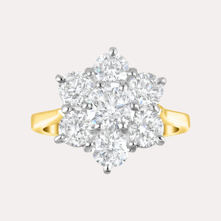 Daisy Cluster Ring - The Jewelyst. - Daisy Cluster Ring