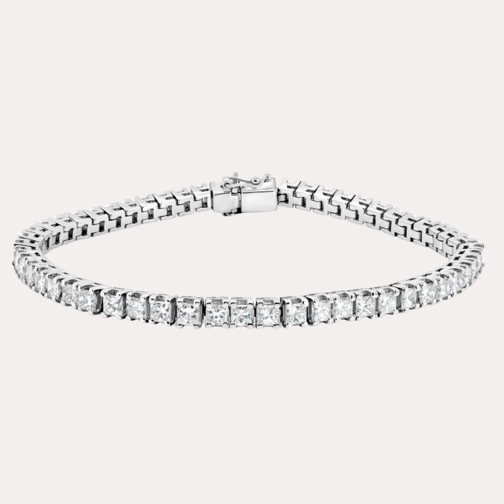 Princess Diamond Tennis Bracelet In 18K Gold