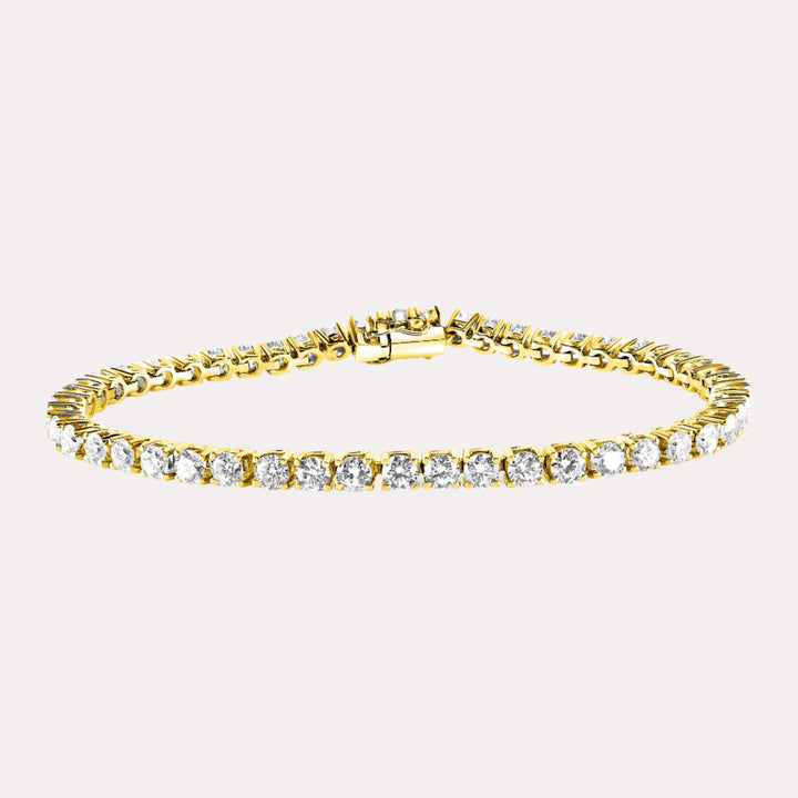Finesse Diamond Tennis Bracelet In 18K Gold