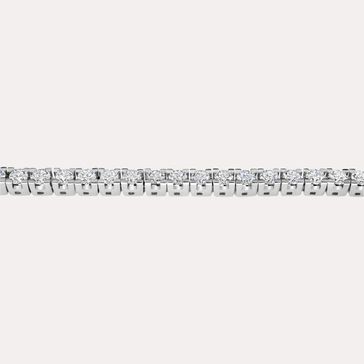 Box Claw Diamond Tennis Bracelet In 18K Gold - The Jewelyst. - Box Claw Diamond Tennis Bracelet In 18K Gold