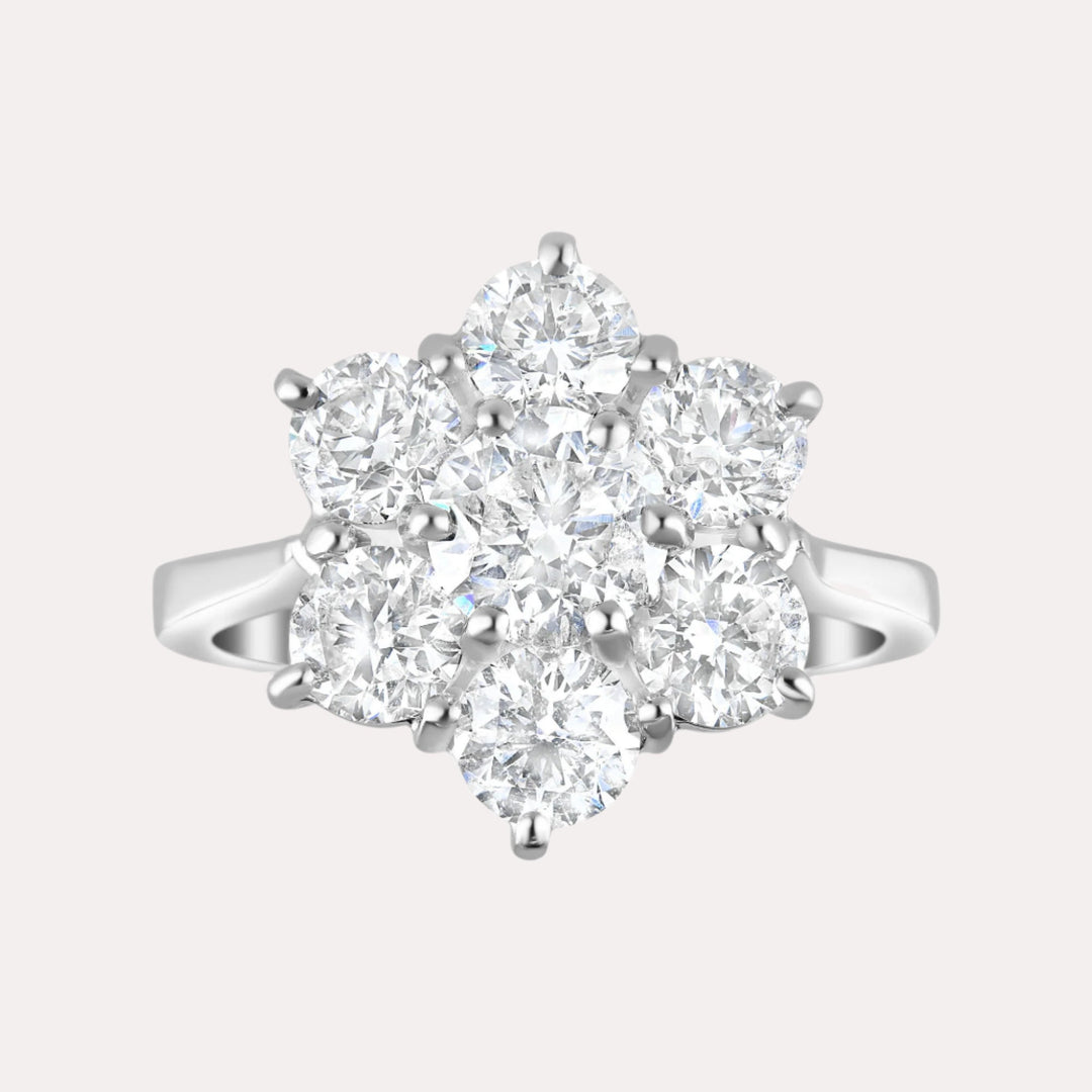 Daisy Cluster Ring - The Jewelyst. - Daisy Cluster Ring