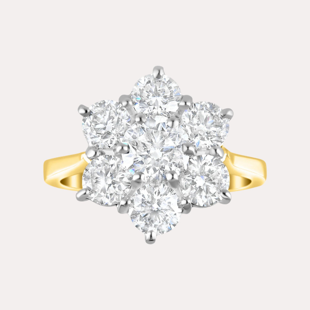 Daisy Cluster Ring - The Jewelyst. - Daisy Cluster Ring