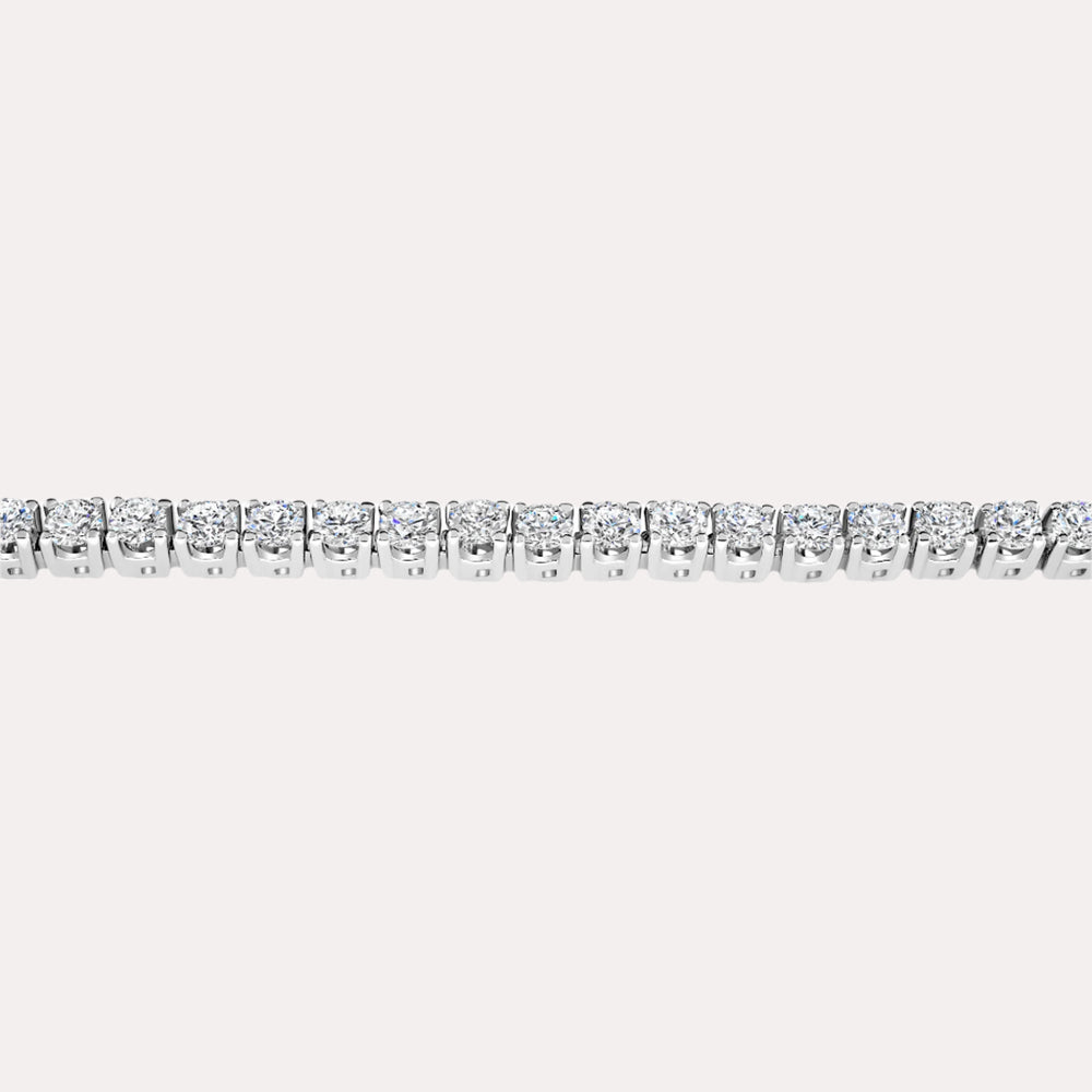Finesse Diamond Tennis Bracelet In 18K Gold - The Jewelyst. - Finesse Diamond Tennis Bracelet In 18K Gold