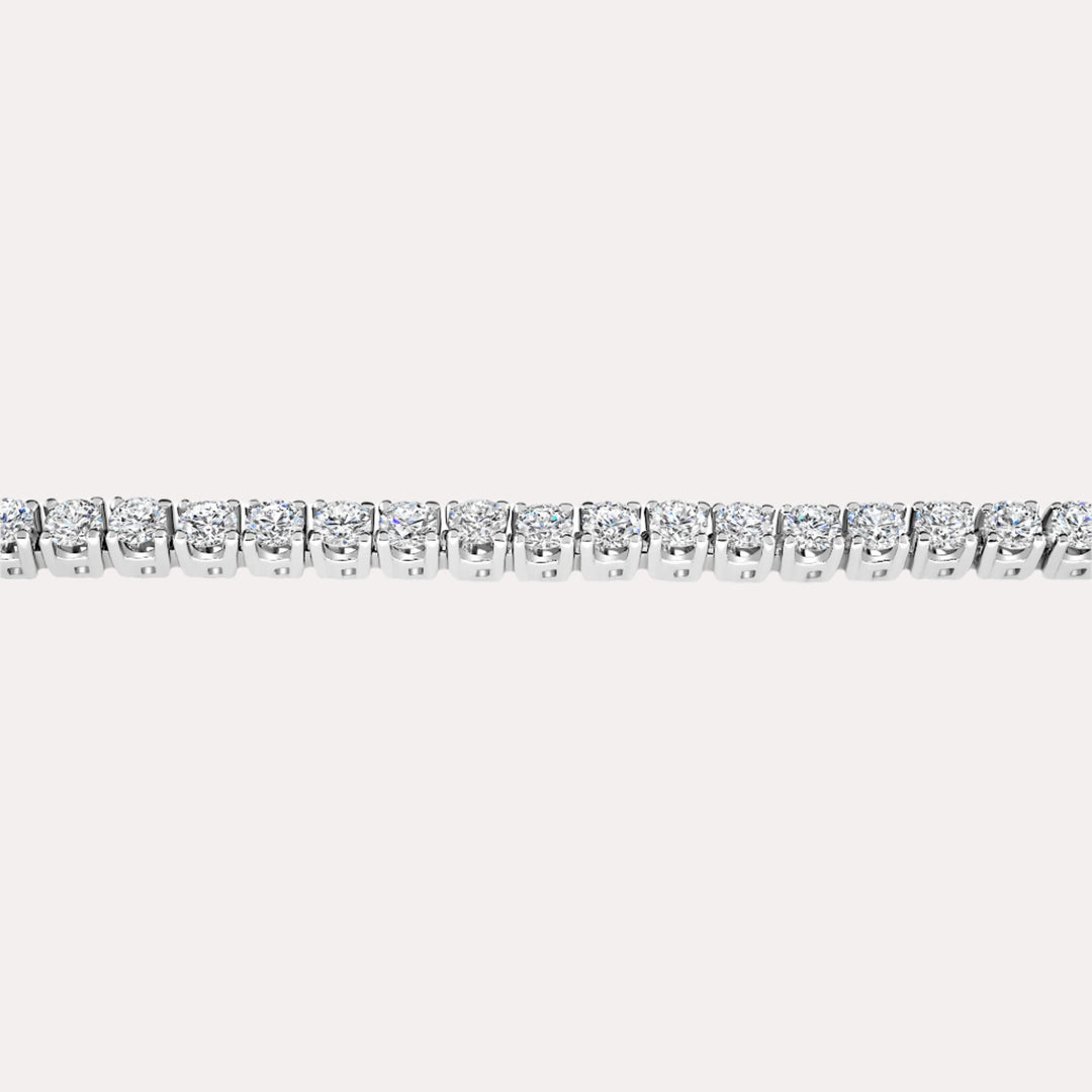 Finesse Diamond Tennis Bracelet In 18K Gold - The Jewelyst. - Finesse Diamond Tennis Bracelet In 18K Gold