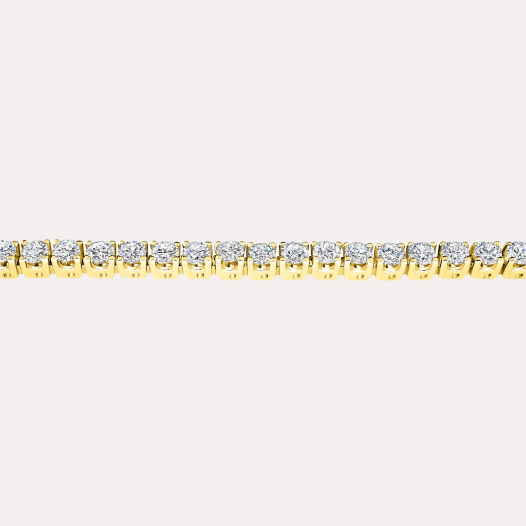 Finesse Diamond Tennis Bracelet In 18K Gold - The Jewelyst. - Finesse Diamond Tennis Bracelet In 18K Gold
