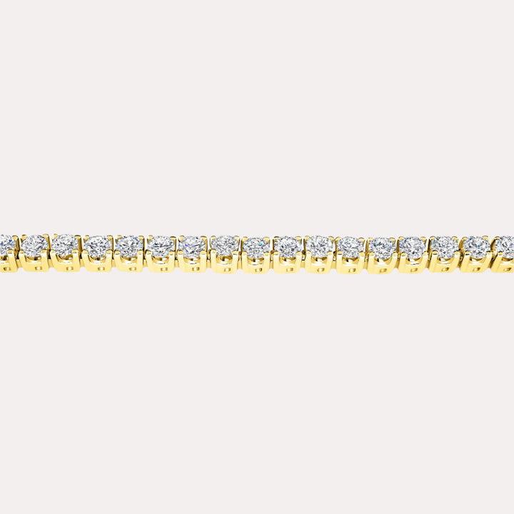Finesse Diamond Tennis Bracelet In 18K Gold - The Jewelyst. - Finesse Diamond Tennis Bracelet In 18K Gold