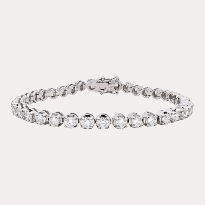 Original Diamond Tennis Bracelet In 18K Gold - The Jewelyst. - Original Diamond Tennis Bracelet In 18K Gold