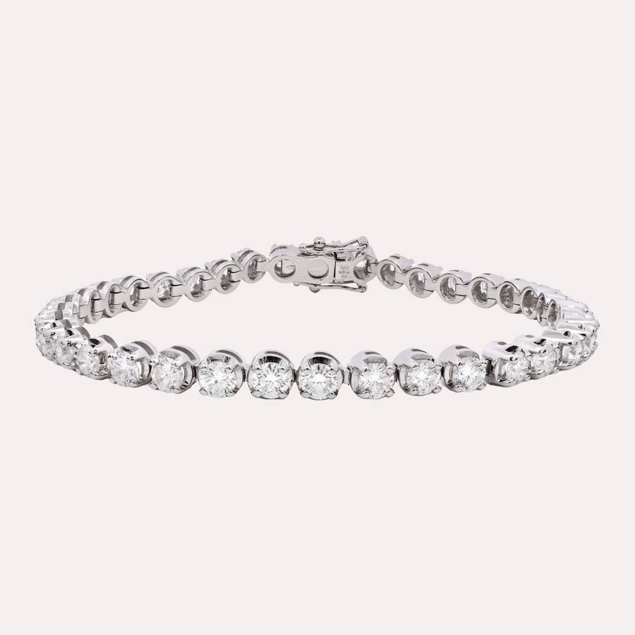 Original Diamond Tennis Bracelet In 18K Gold - The Jewelyst. - Original Diamond Tennis Bracelet In 18K Gold