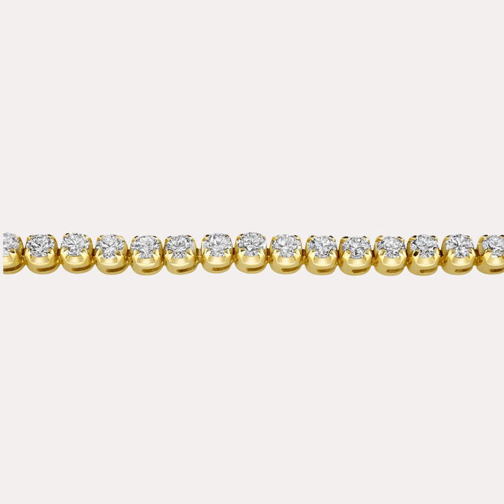 Original Diamond Tennis Bracelet In 18K Gold - The Jewelyst. - Original Diamond Tennis Bracelet In 18K Gold