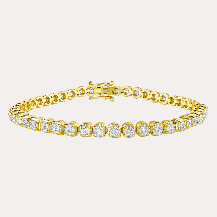 Original Diamond Tennis Bracelet In 18K Gold - The Jewelyst. - Original Diamond Tennis Bracelet In 18K Gold