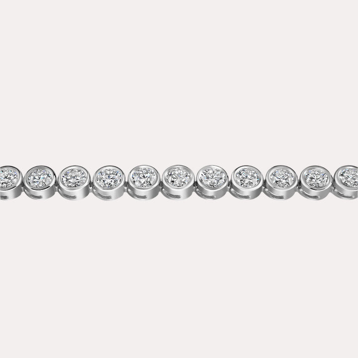 Rubover Diamond Tennis Bracelet In 18K Gold - The Jewelyst. - Rubover Diamond Tennis Bracelet In 18K Gold