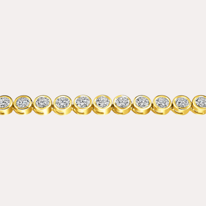 Rubover Diamond Tennis Bracelet In 18K Gold - The Jewelyst. - Rubover Diamond Tennis Bracelet In 18K Gold